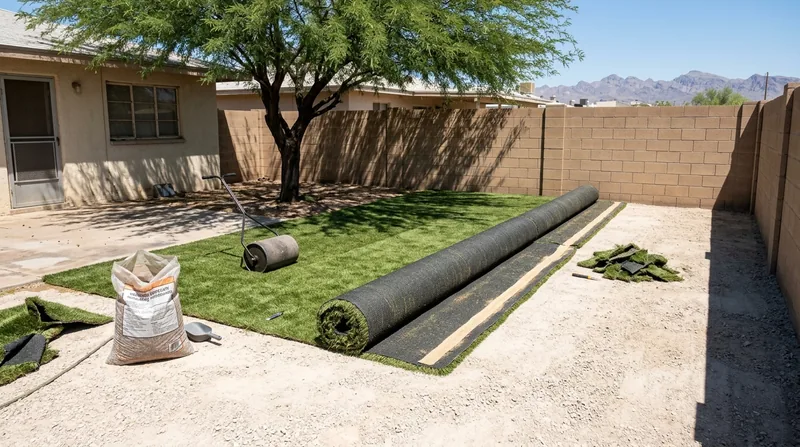 Residential Artificial Grass Installation Yuma
